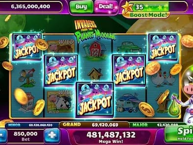 Menú de juegos de casino